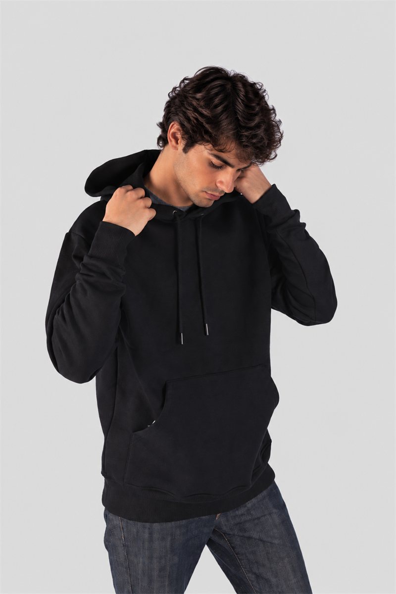 Buzo oversize negro para personalizar
