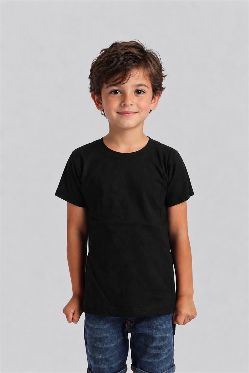 Remera infantil negra para personalizar